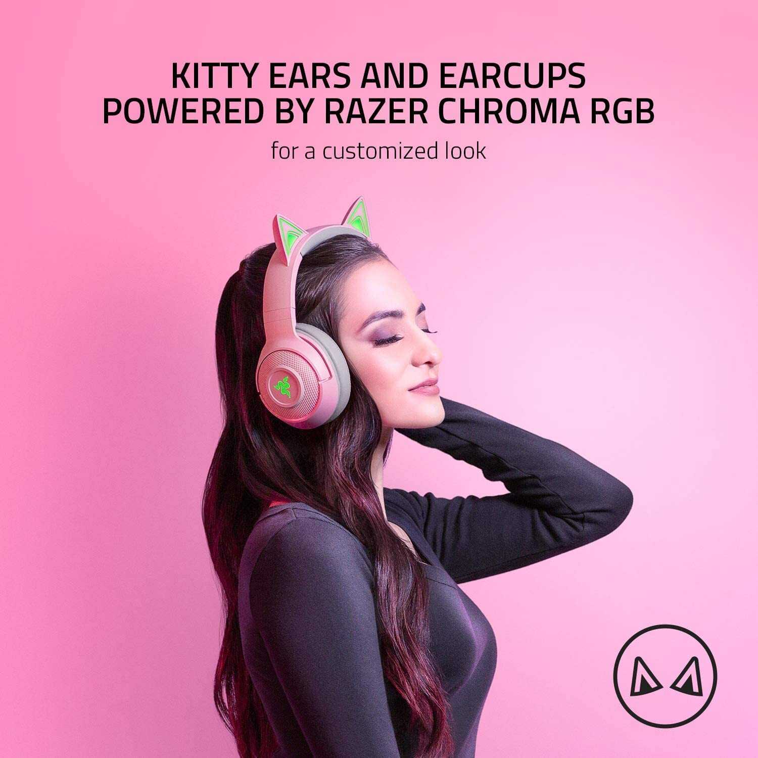 Наушники razer kraken bt kitty edition quartz rz04 03520100 r3m1