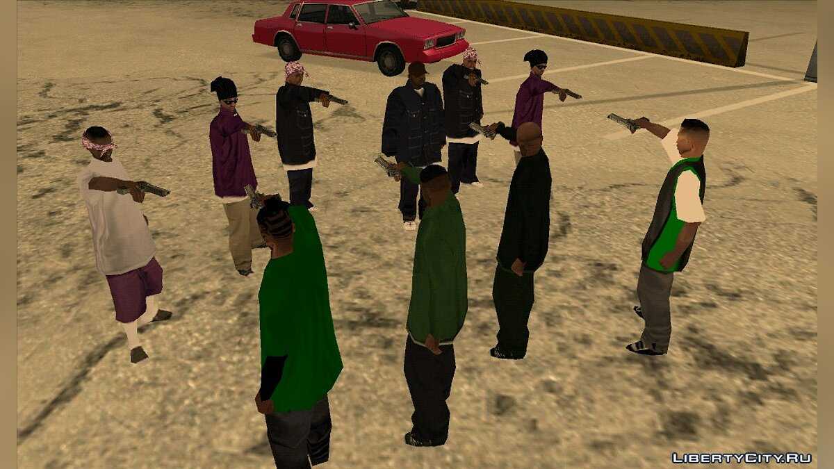 Gta san andreas название банды. банды в gta san andreas