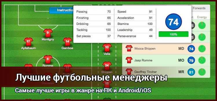 Футбольный менеджер на компьютер
