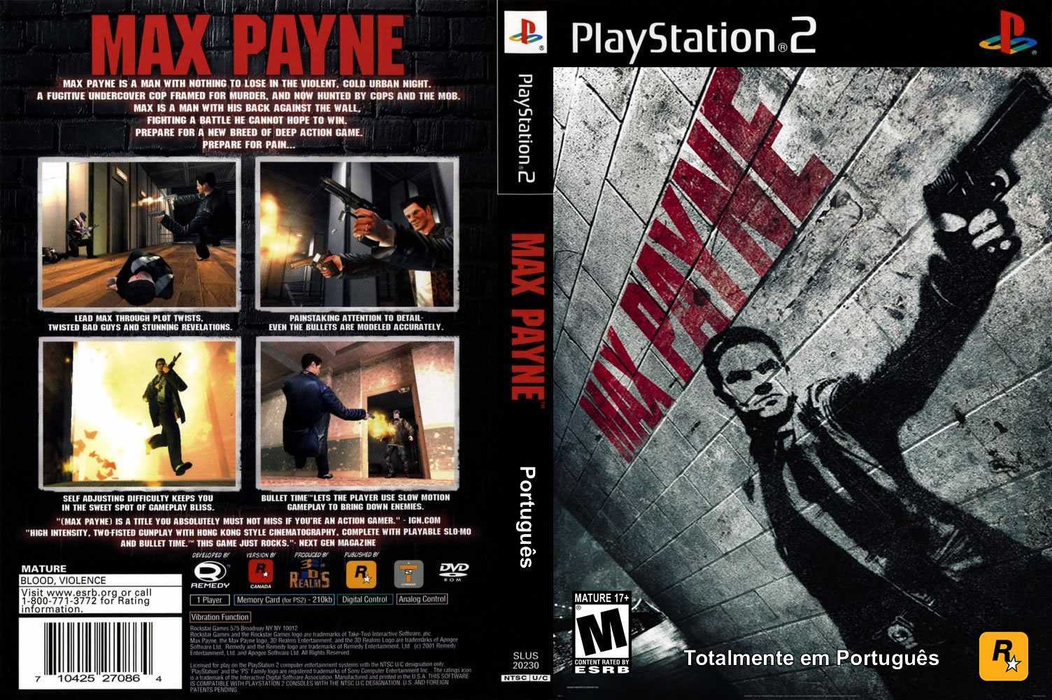 Max payne сюжет геймплей интересные факты оружие и транспорт