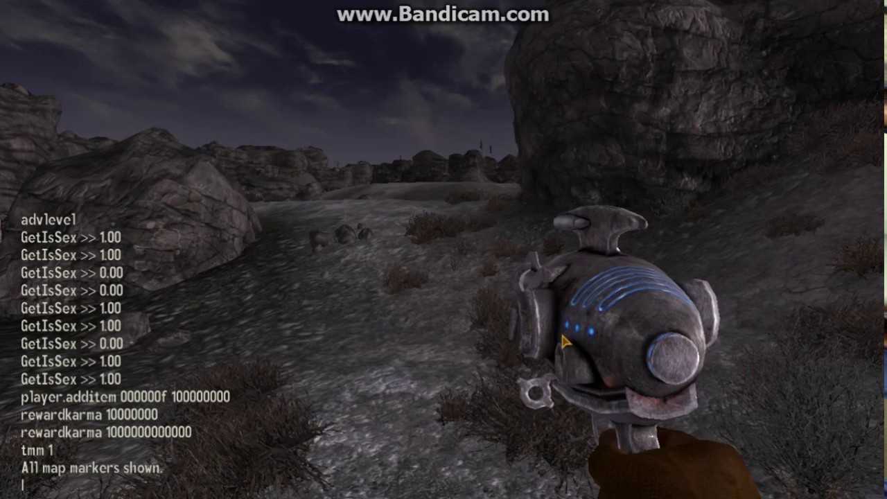 Fallout: new vegas - консольные команды, читы, трейнеры для игры