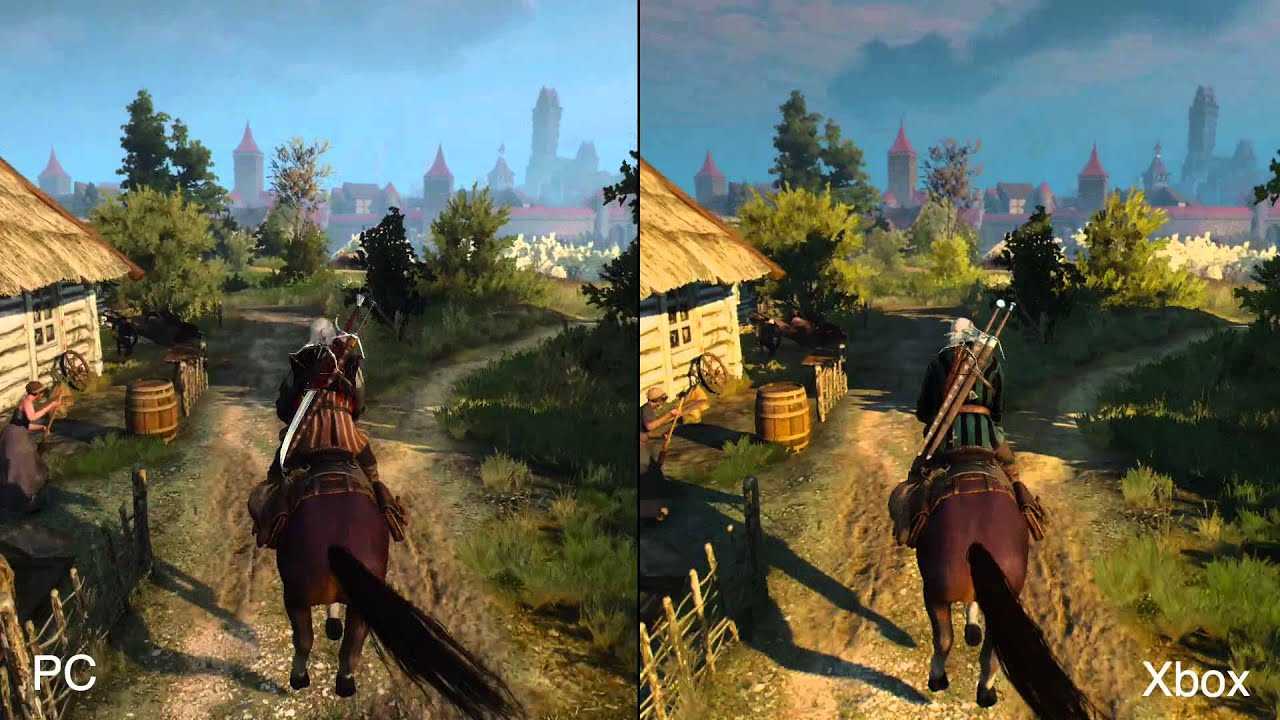 Ремастер the witcher 3 сравнили с оригиналом для ps4. playstation 5 против xbox series x