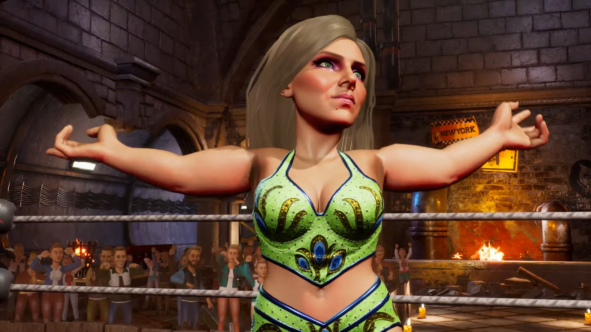 Обзор wwe 2k battlegrounds для ps4