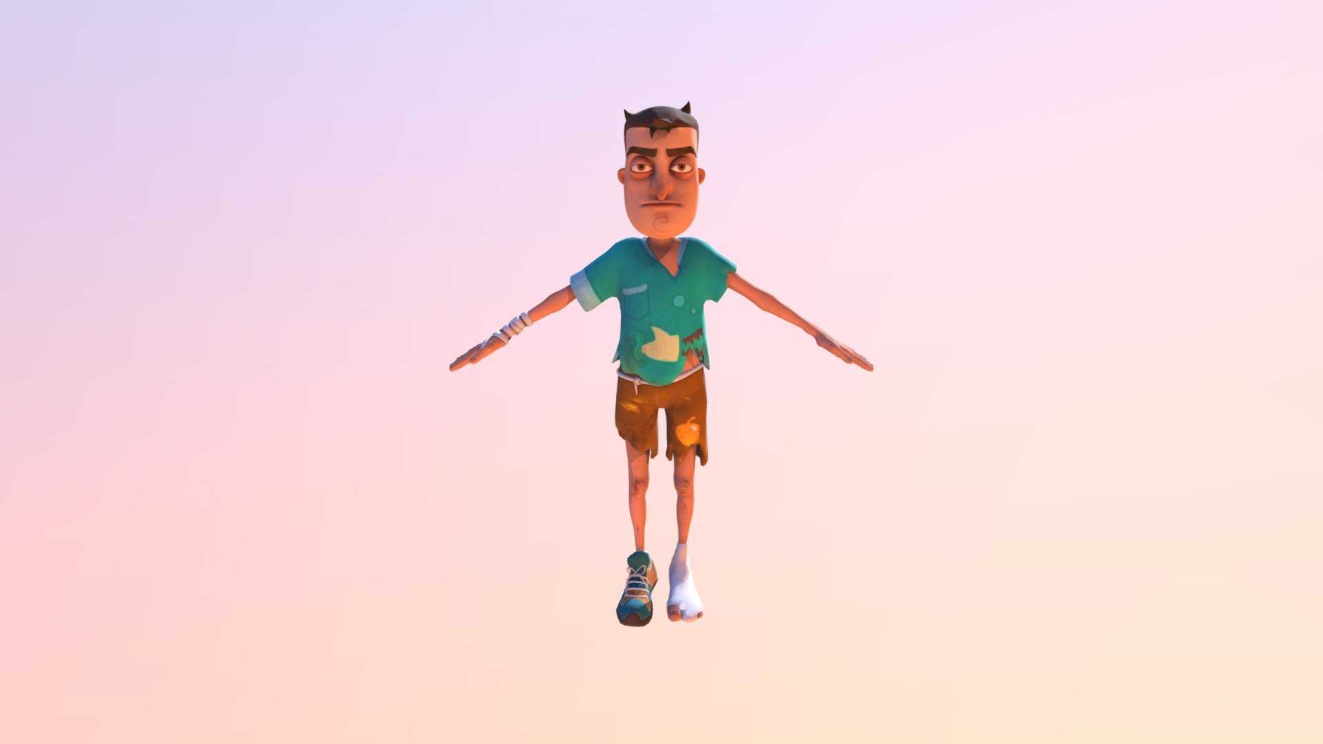 Скин соседа из hello neighbor для майнкрафт